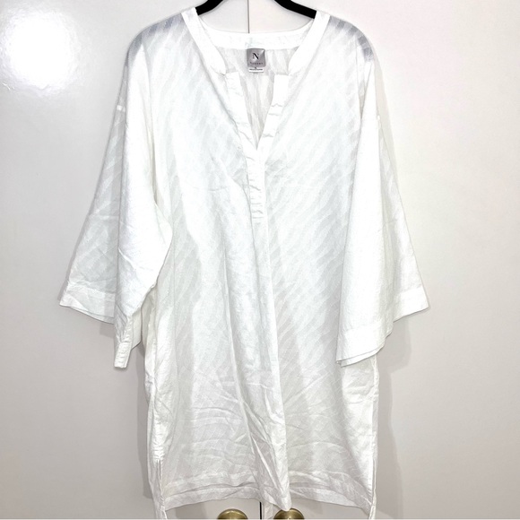 Natori embroidered cotton sleep shirt
